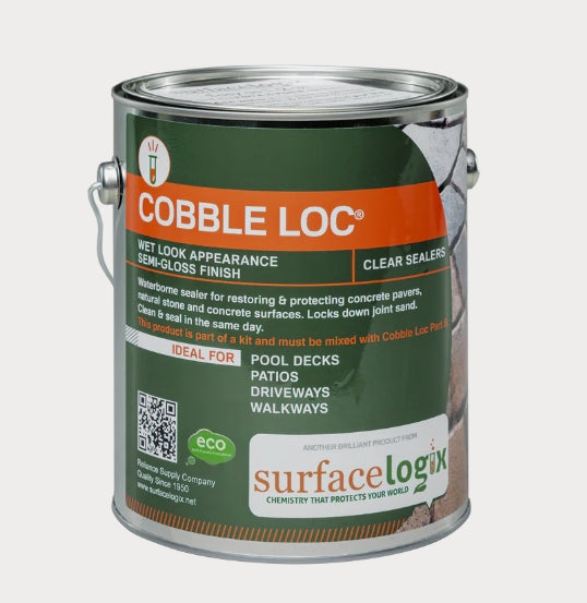 Cobble Loc - Two-Part Water-Based Clear Concrete Sealer