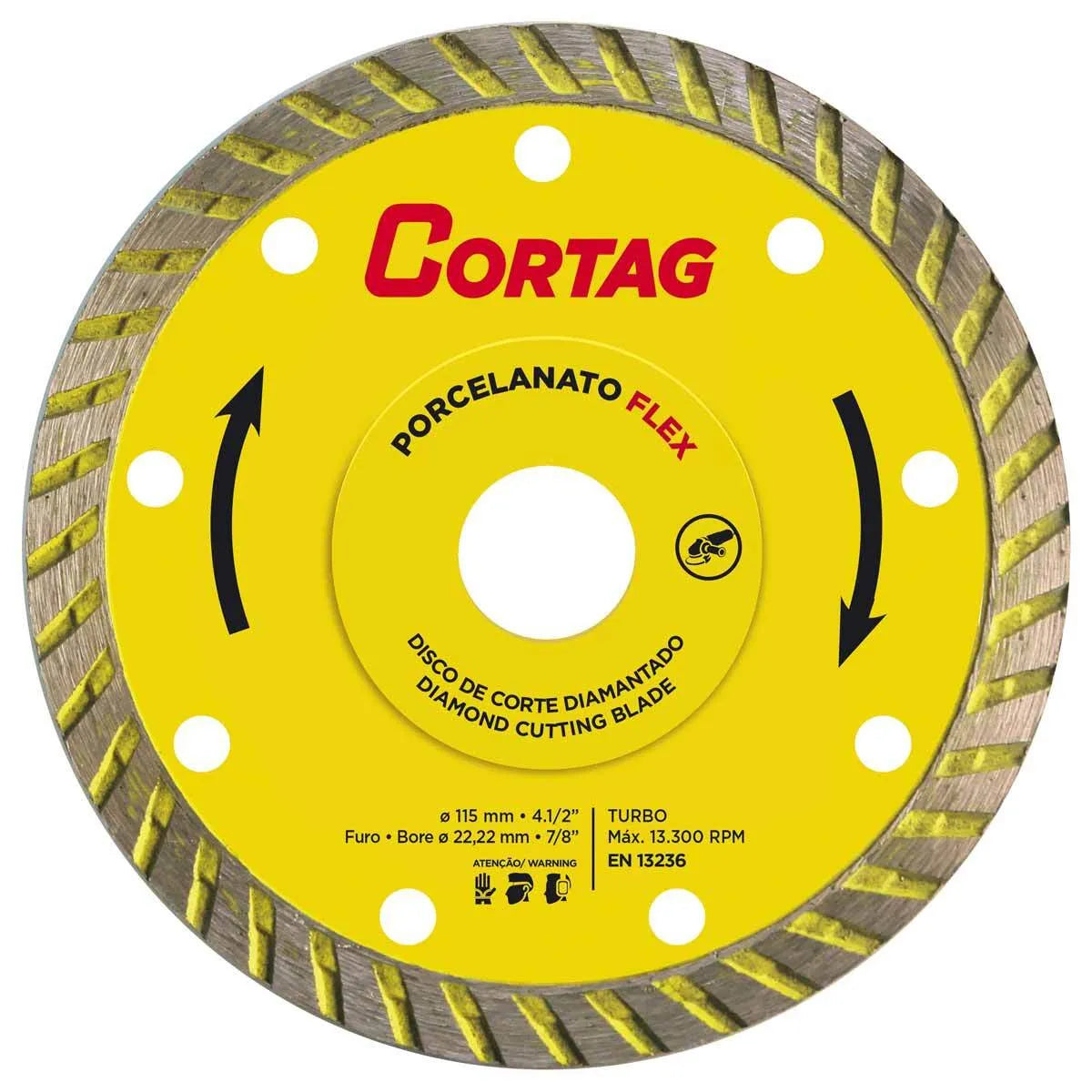 4.5" Cortag Yellow Porcelain Blade **Discontinued**