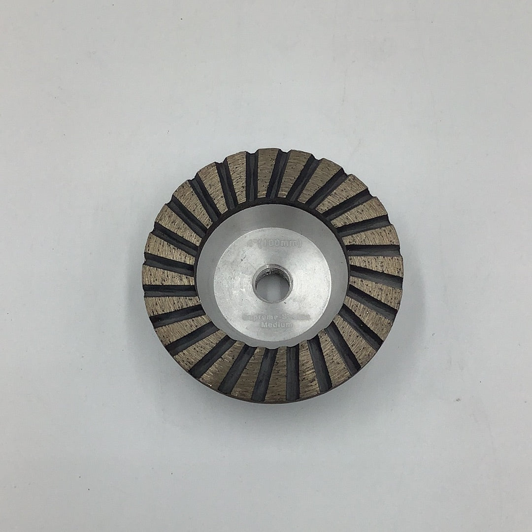 4" Aluminum Cup Wheel Medium