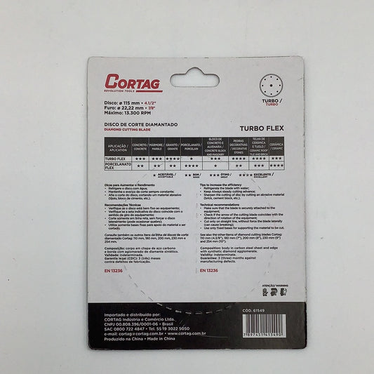 4.5" Cortag Black Turbo Blade